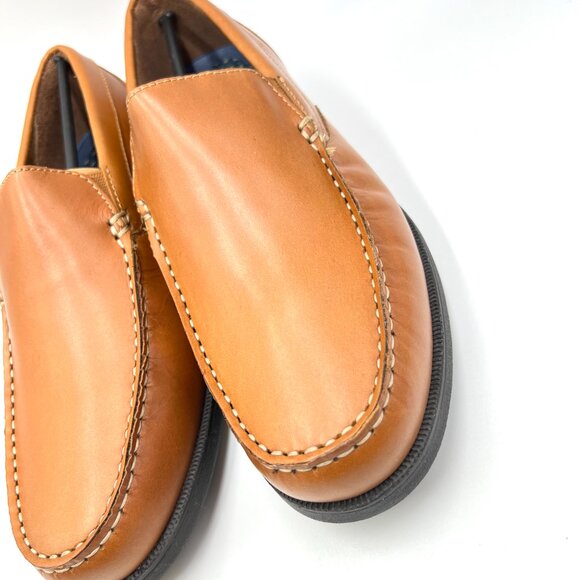 8.5W 8.5 WIDE WIDTH Rockport Mens Preston Venetian Brown Leather Loafers Shoes‎ main image 6